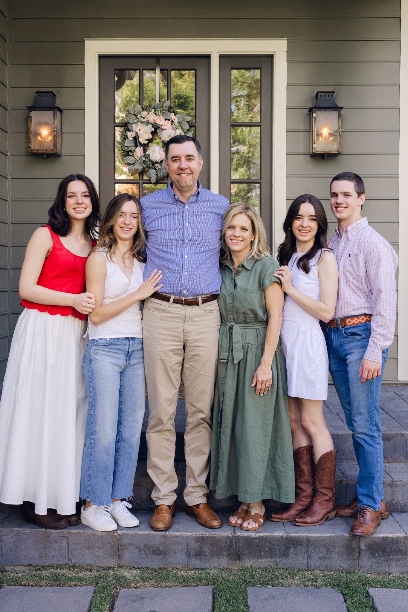 Jay Mitchell with his family